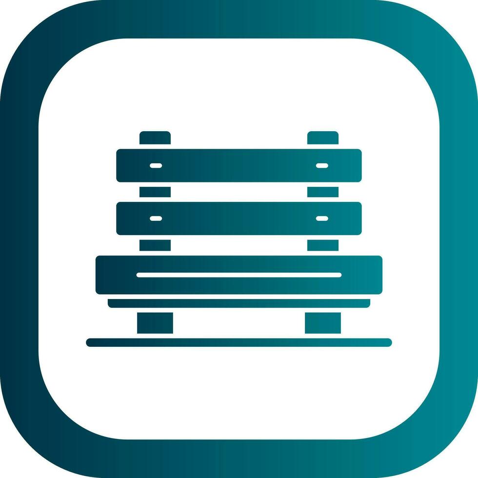 Bench Vector Icon Design