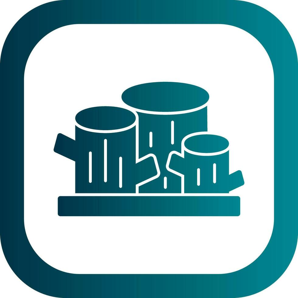 Logs Vector Icon Design