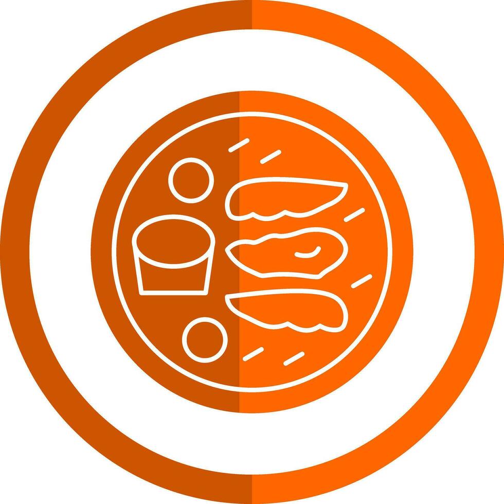 Chicken Fingers Vector Icon Design
