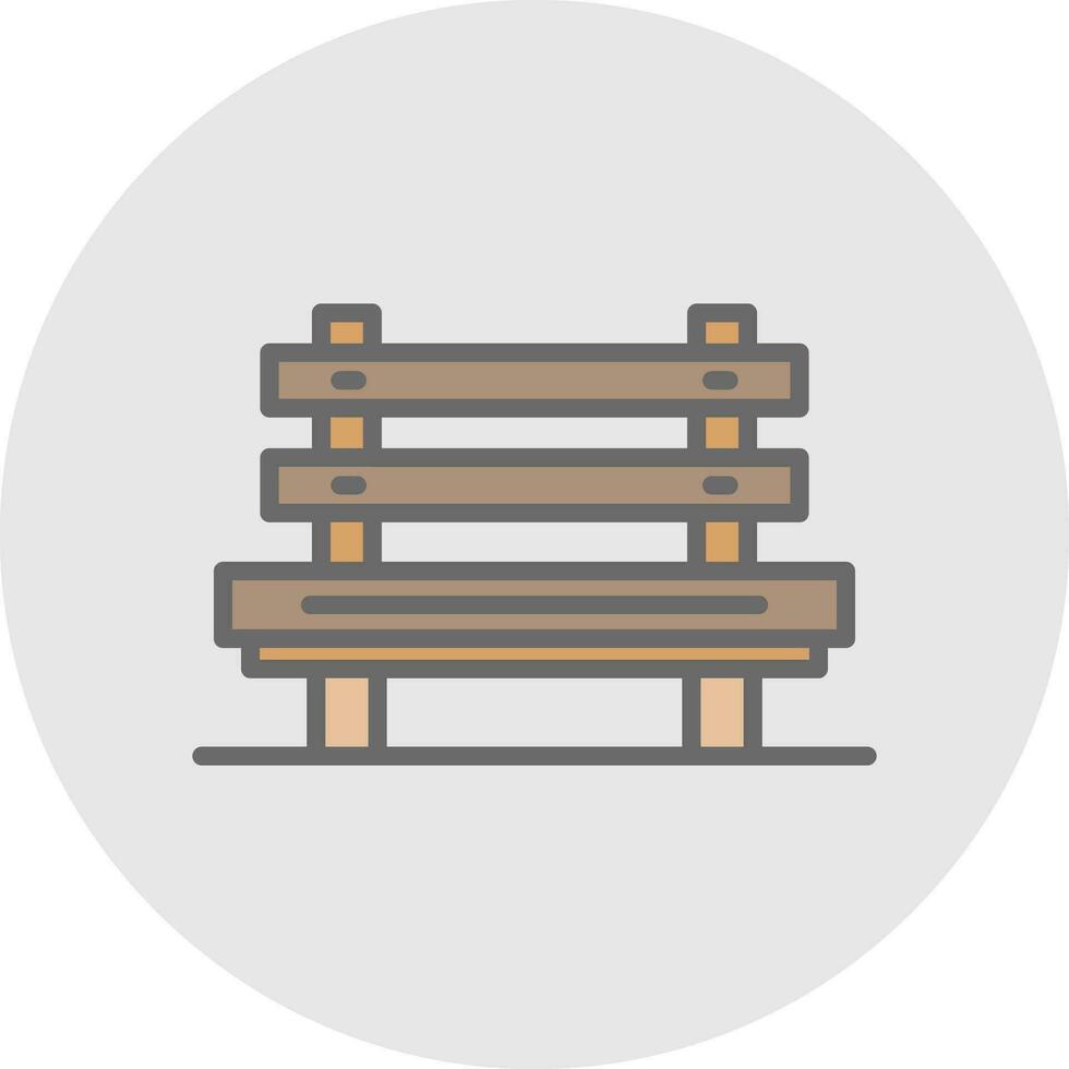 Bench Vector Icon Design