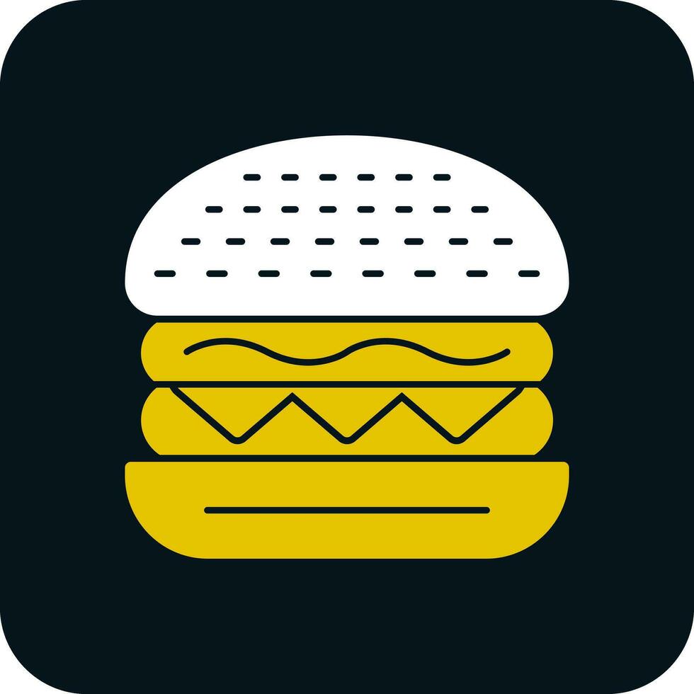 Classic Burger Vector Icon Design