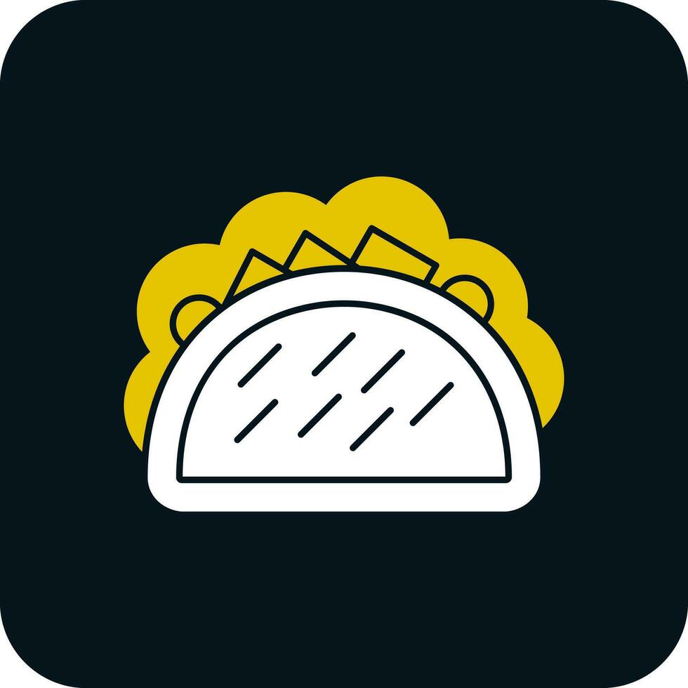 Beef Tacos Vector Icon Design