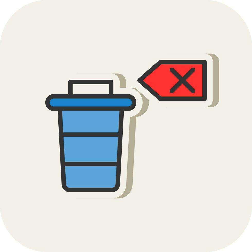 Delete Vector Icon Design