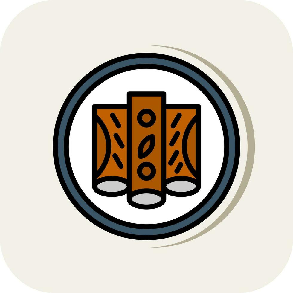Chicken Enchiladas Vector Icon Design