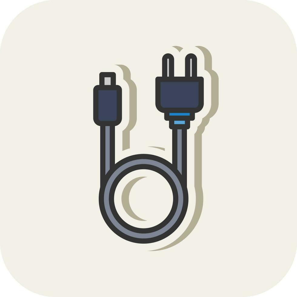 buscar cable vector icono diseño