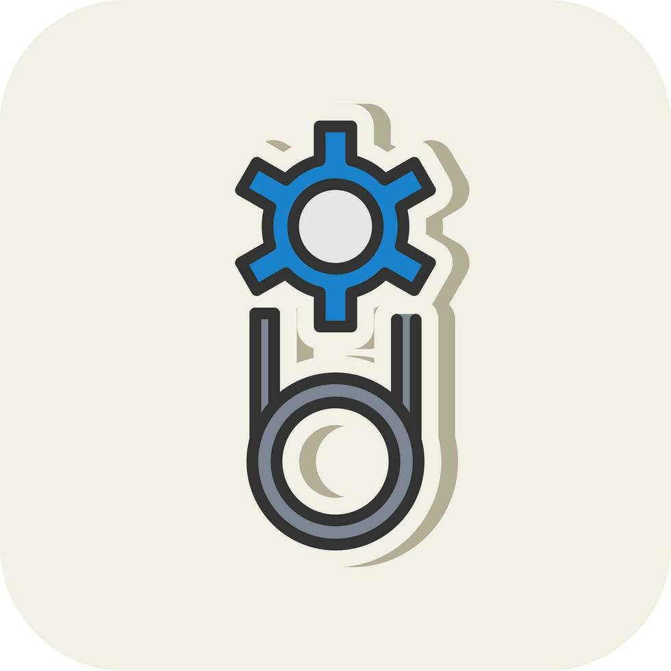 Cable setting Vector Icon Design