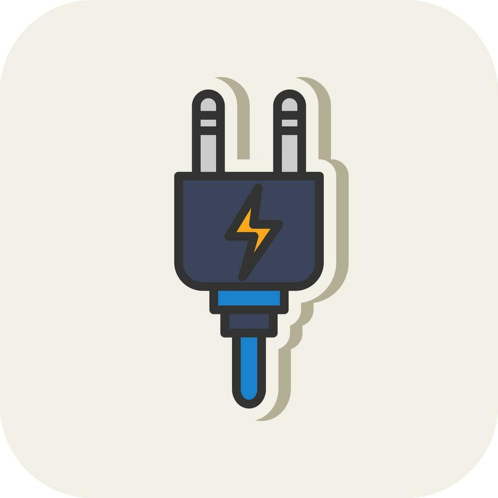 Plug Vector Icon Design
