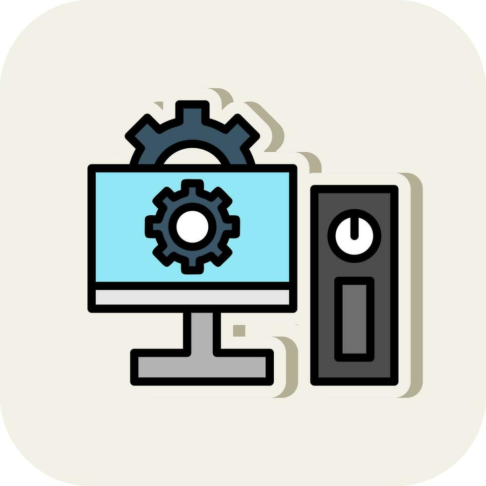 Desktop Vector Icon Design