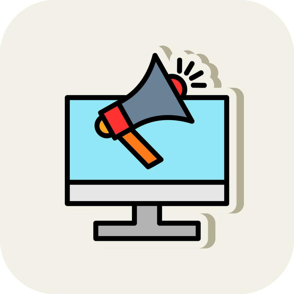 Megaphone Vector Icon Design