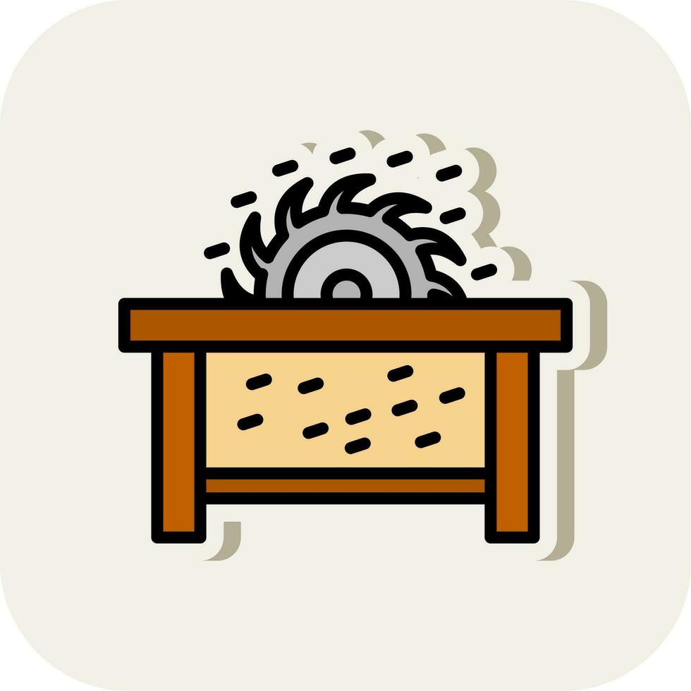 Sawdust Vector Icon Design