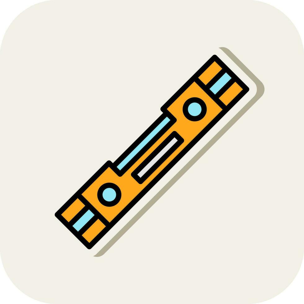 Spirit level Vector Icon Design