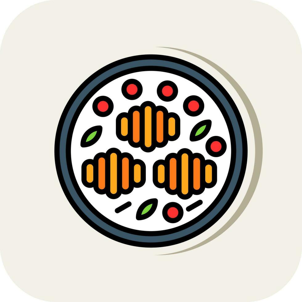 Gnocchi Vector Icon Design