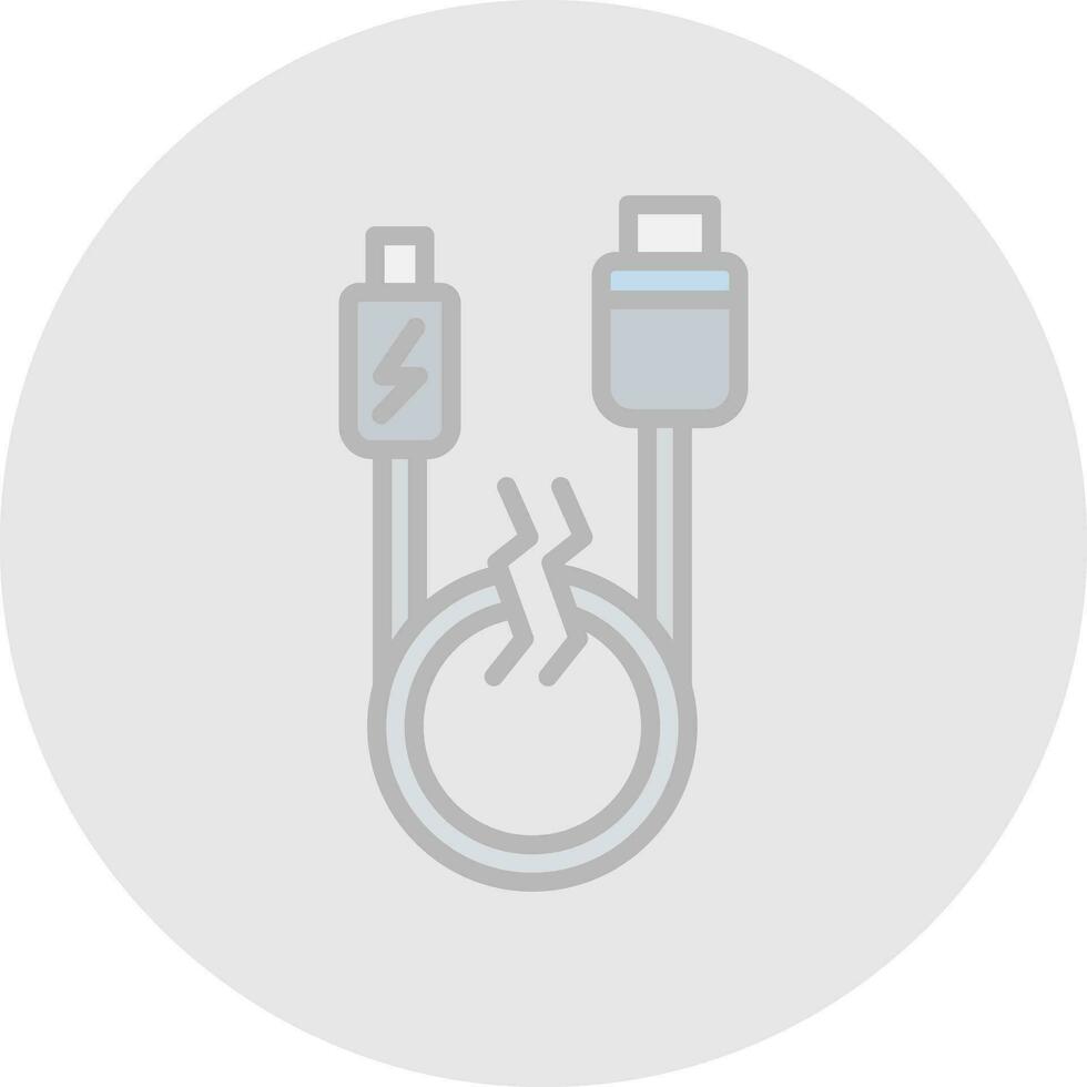 Usb cable Vector Icon Design