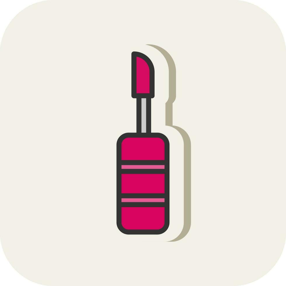 Lip Gloss Vector Icon Design