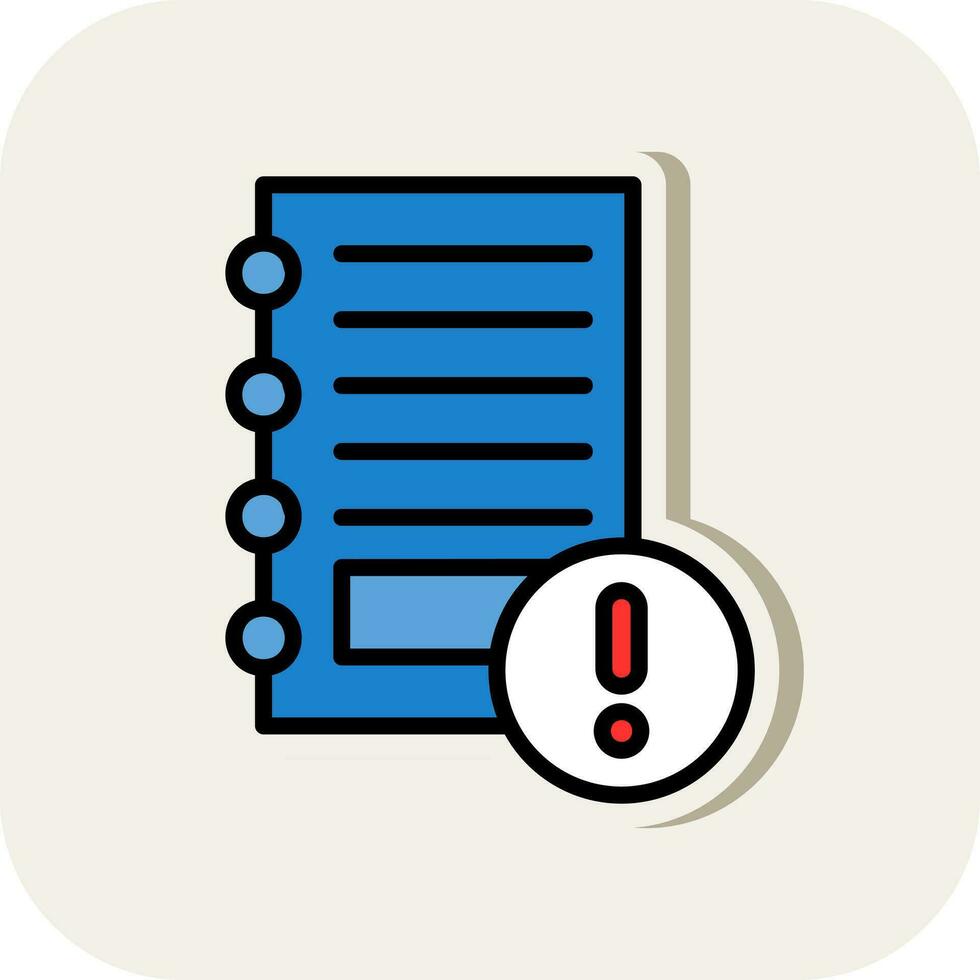 Notepad Vector Icon Design
