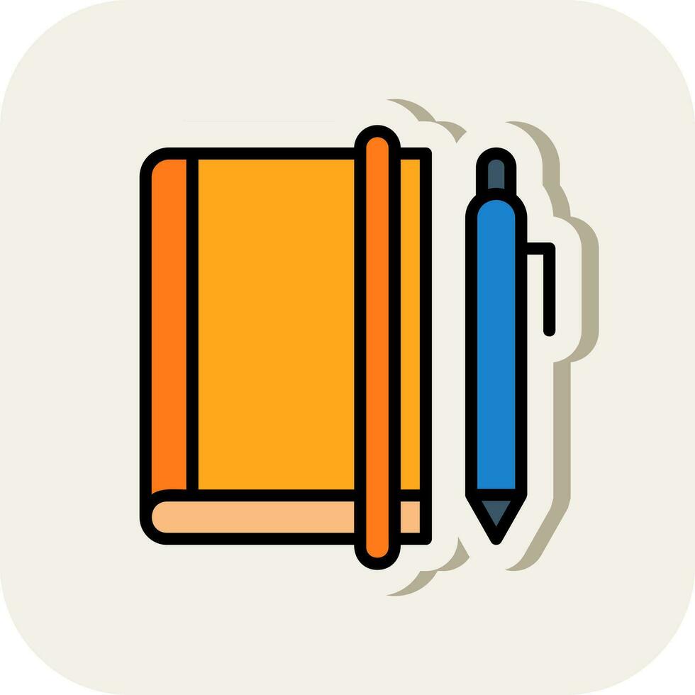 Note Book Vector Icon Design