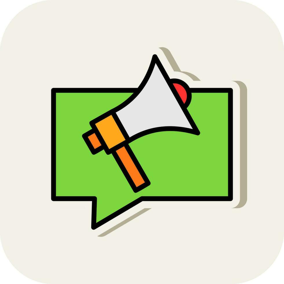 Megaphone Vector Icon Design