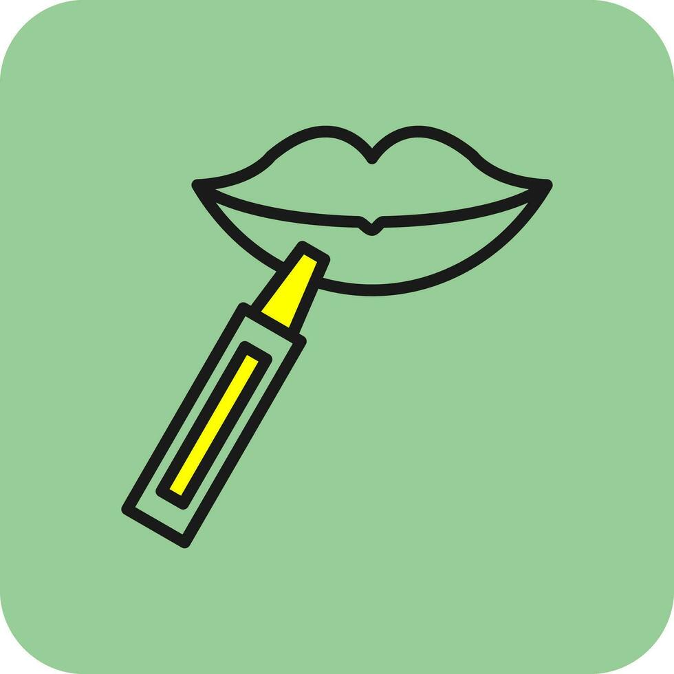 Lip Butter Vector Icon Design