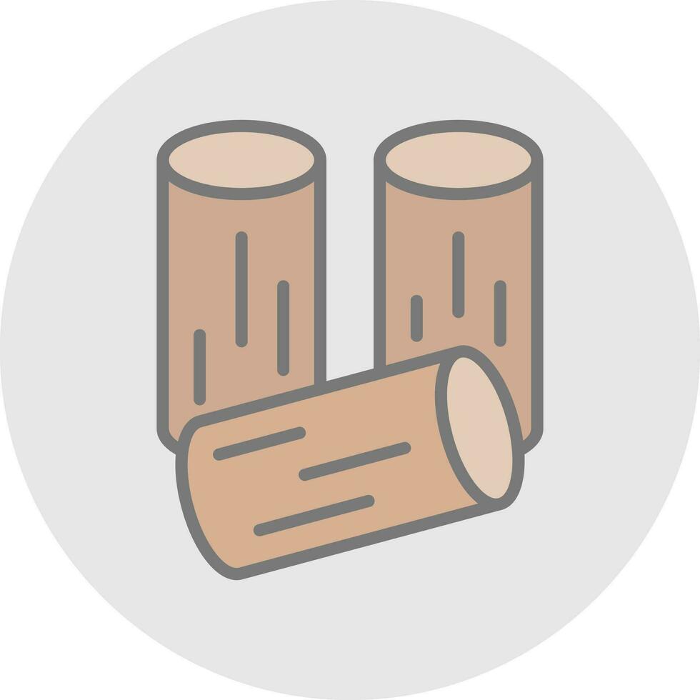 Wood Vector Icon Design