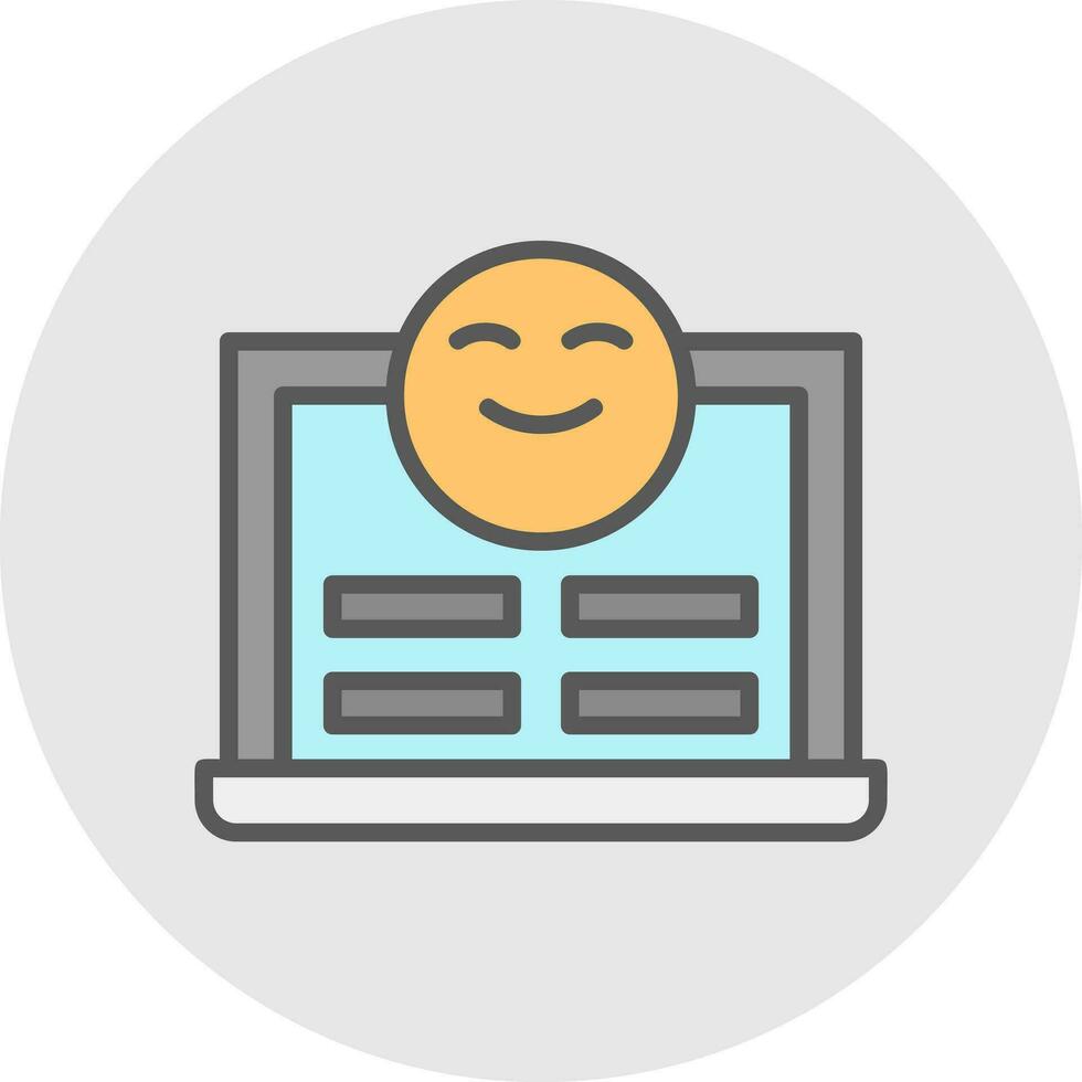 Laptop Vector Icon Design