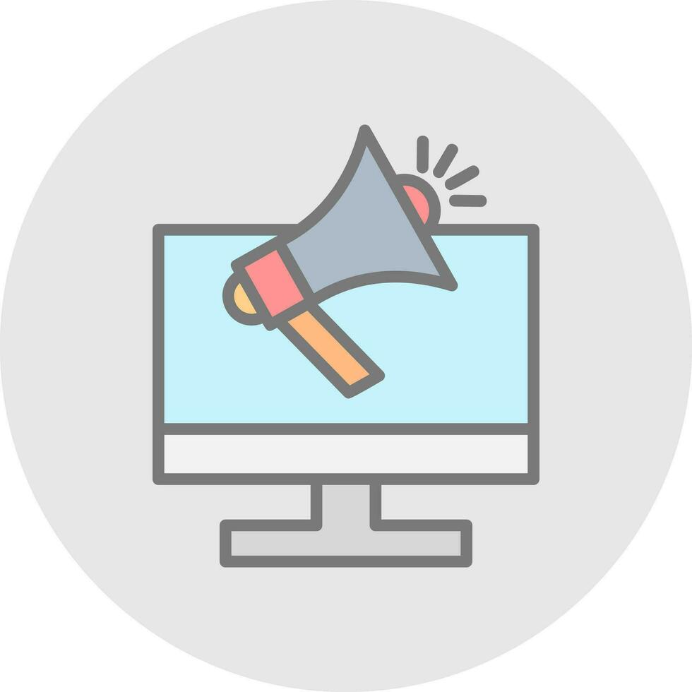Megaphone Vector Icon Design