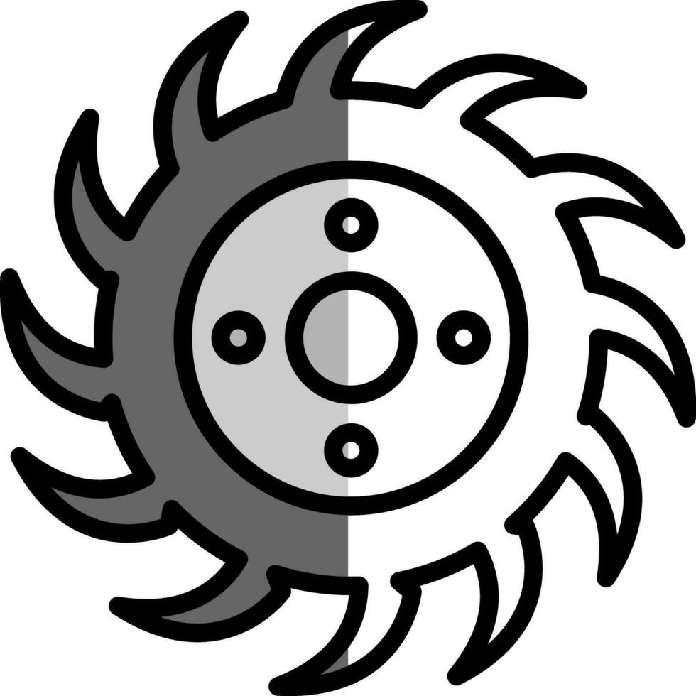 diseño de icono de vector de sierra circular