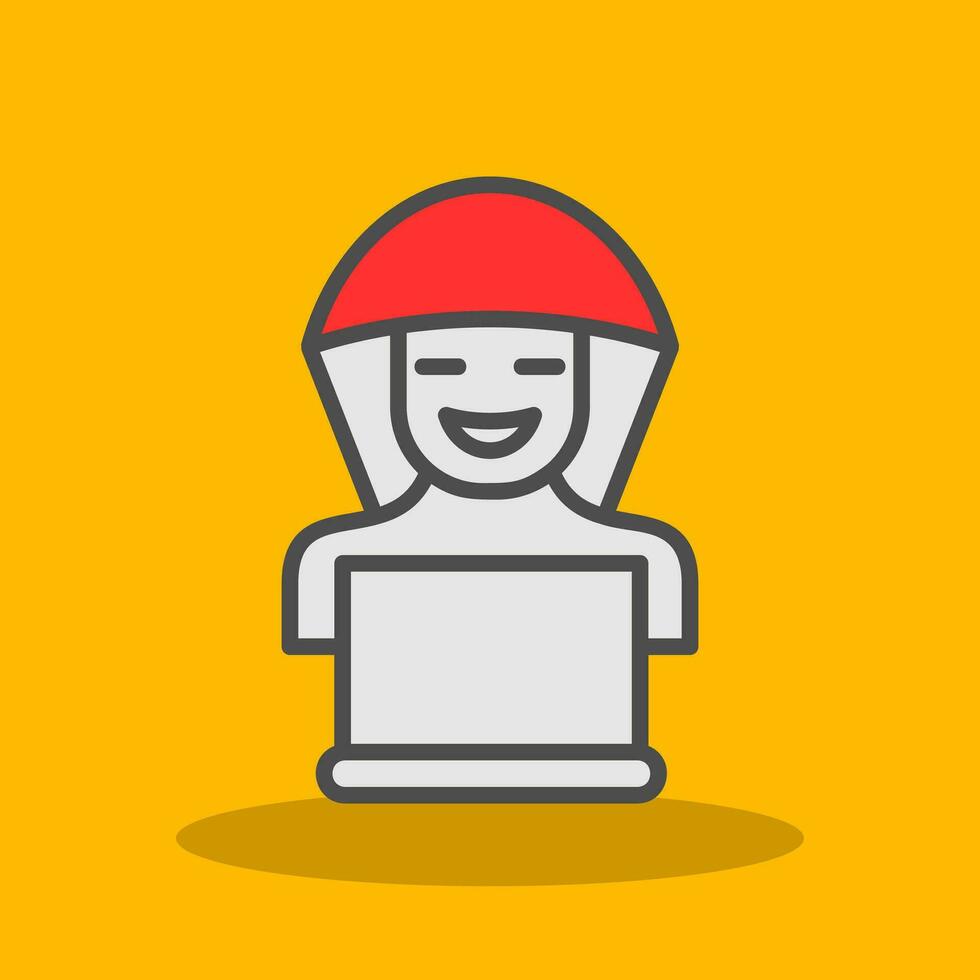 Hacker Vector Icon Design