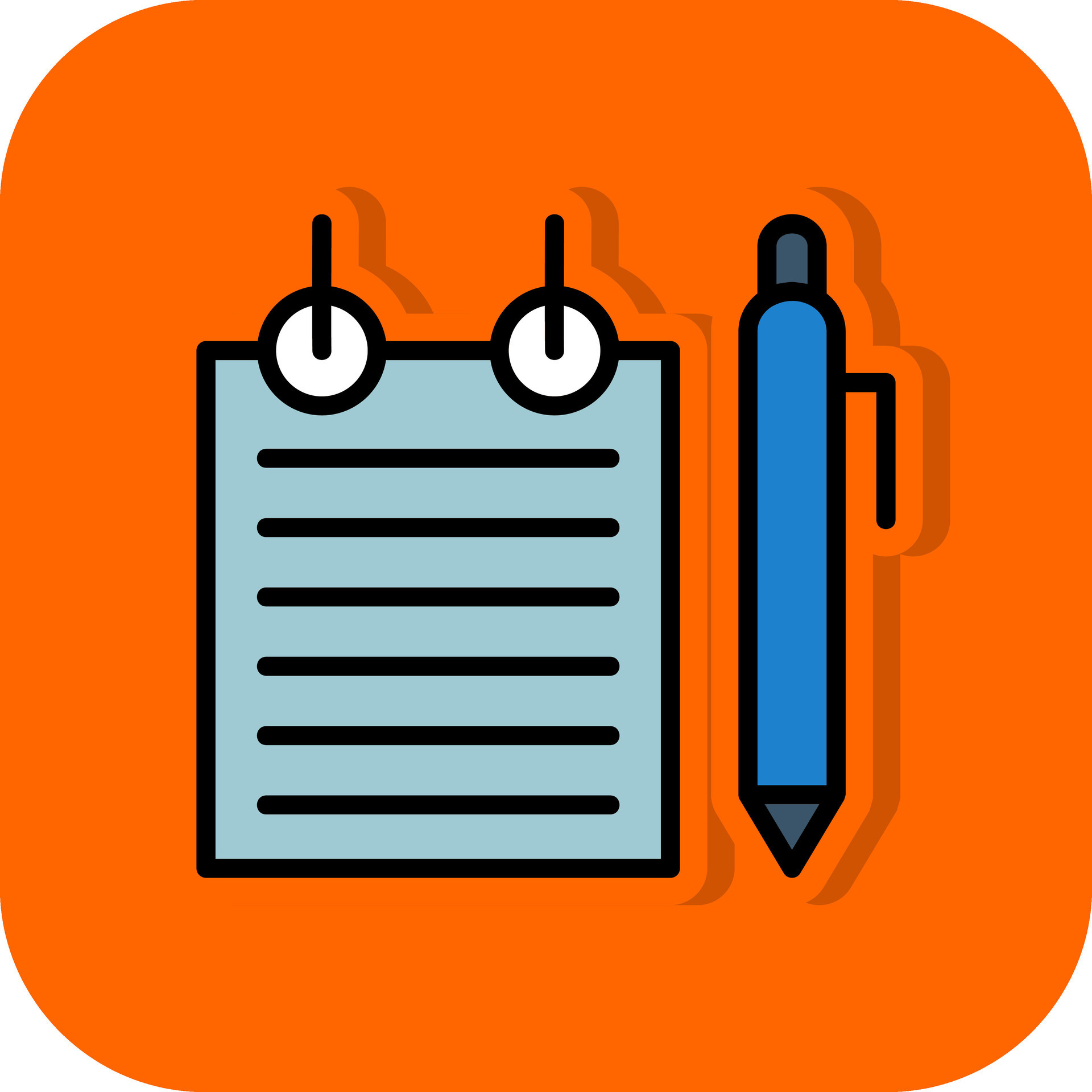 Notepad Vector Icon Design 31363480 Vector Art at Vecteezy