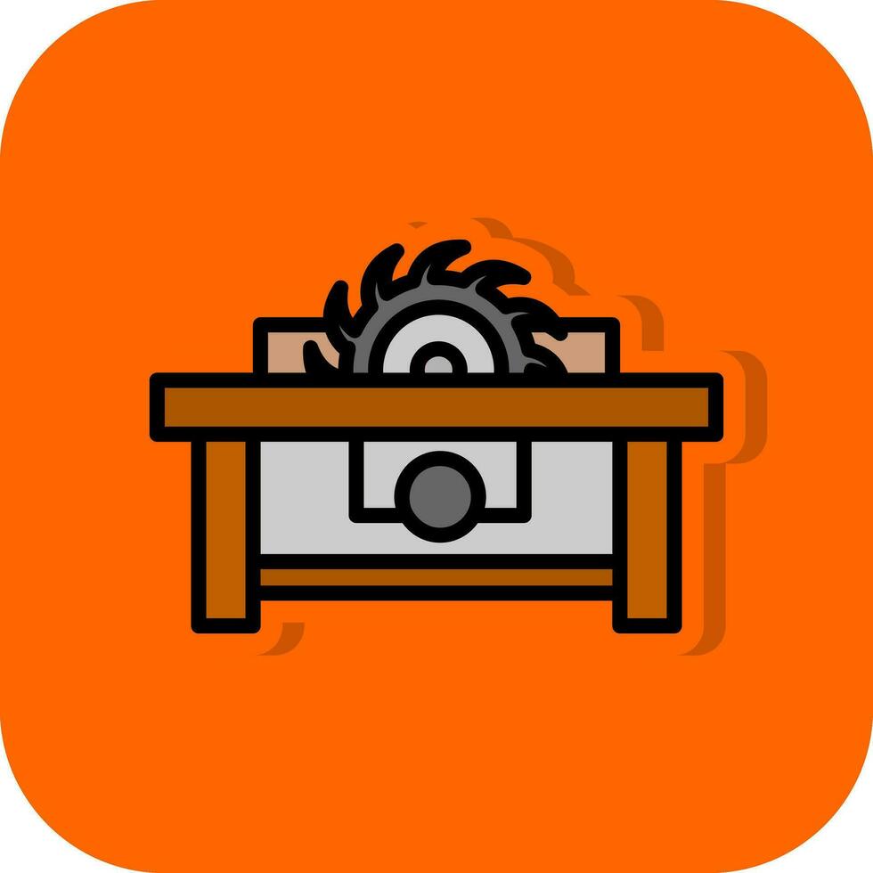 Table saw Vector Icon Design