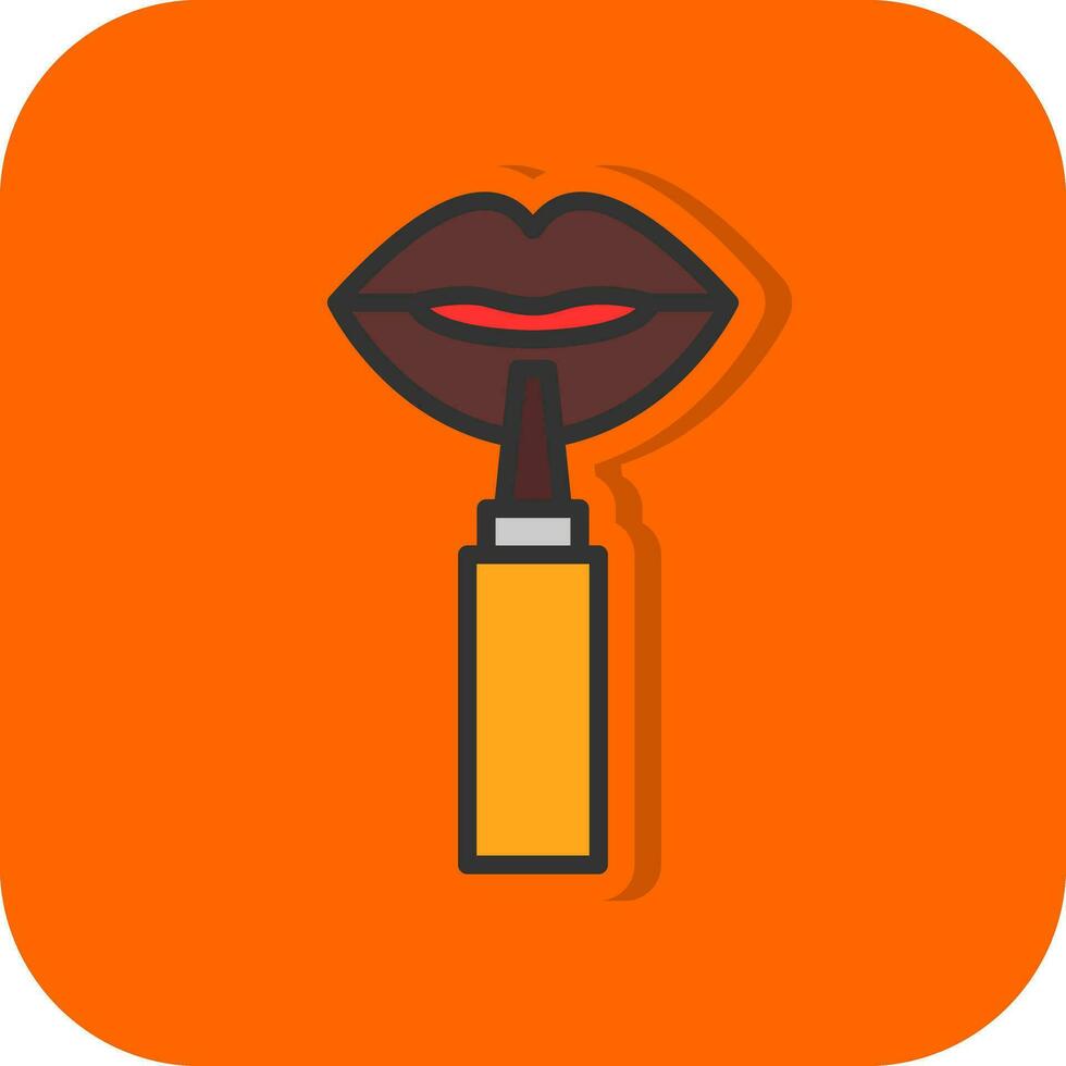 Lip Liner Vector Icon Design