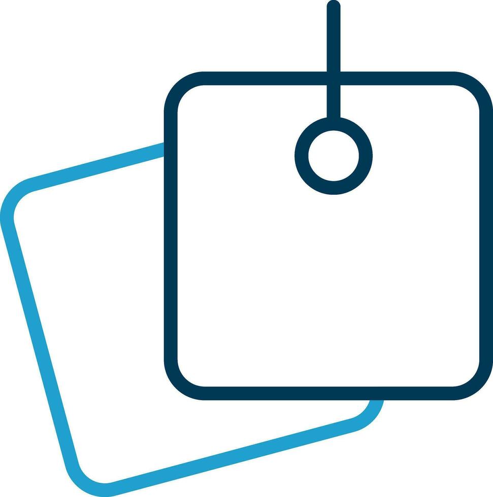 Sticky Notes Vector Icon Design