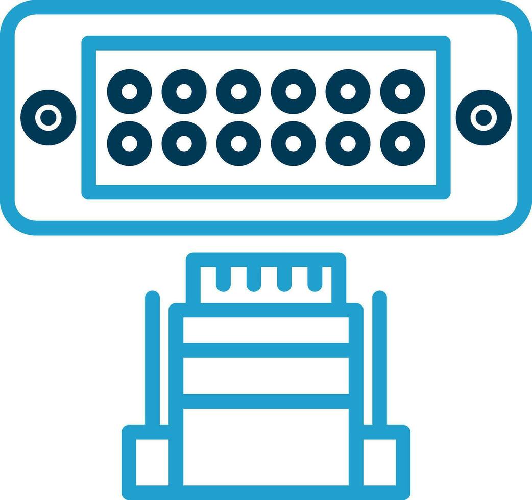 diseño de icono de vector vga