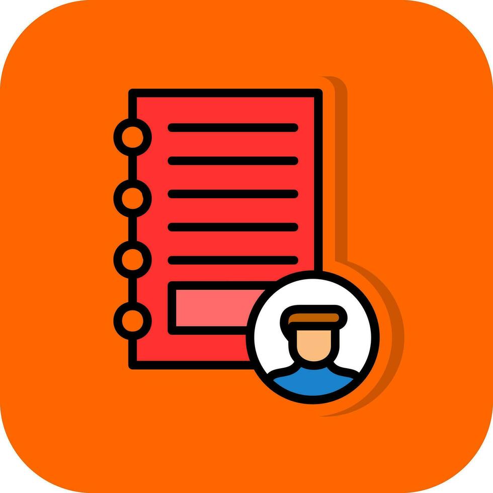 Notepad Vector Icon Design