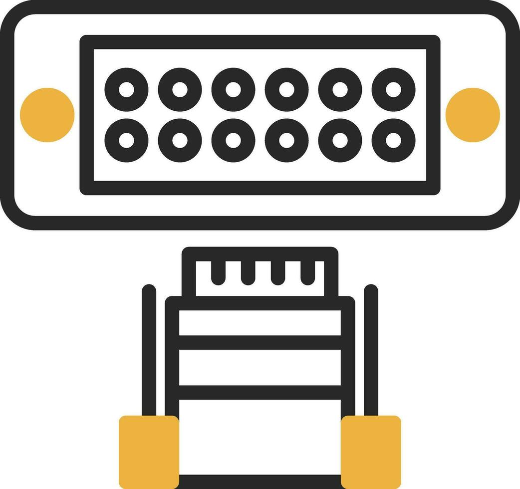 diseño de icono de vector vga