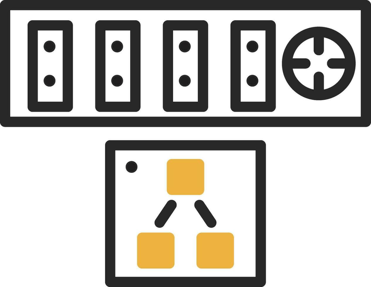 Wall socket Vector Icon Design