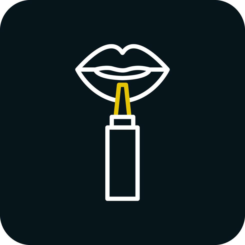 Lip Liner Vector Icon Design