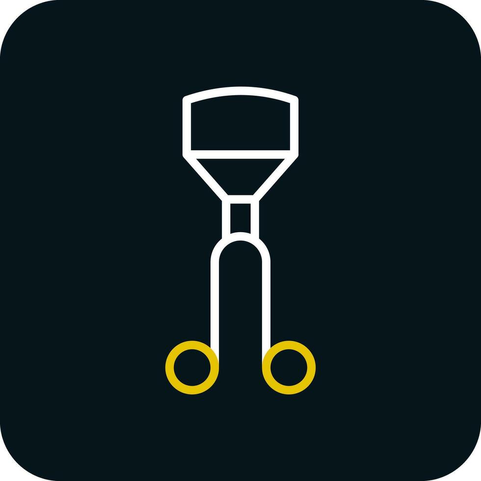 Eyelash Curler Vector Icon Design