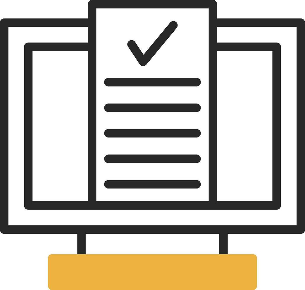 Desktop Computer Vector Icon Design