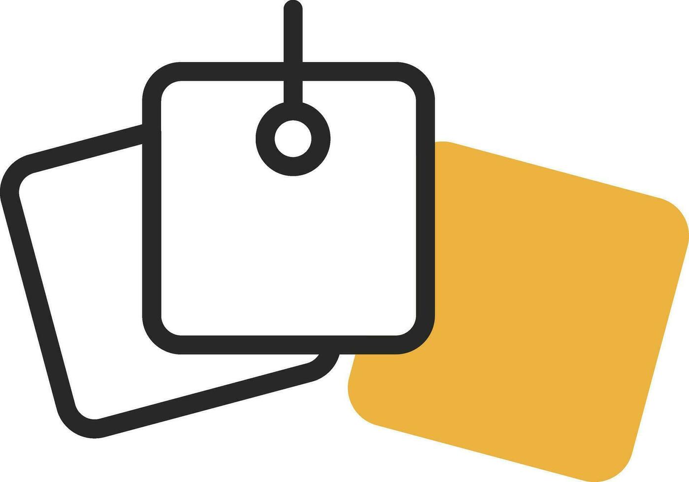 Sticky Notes Vector Icon Design