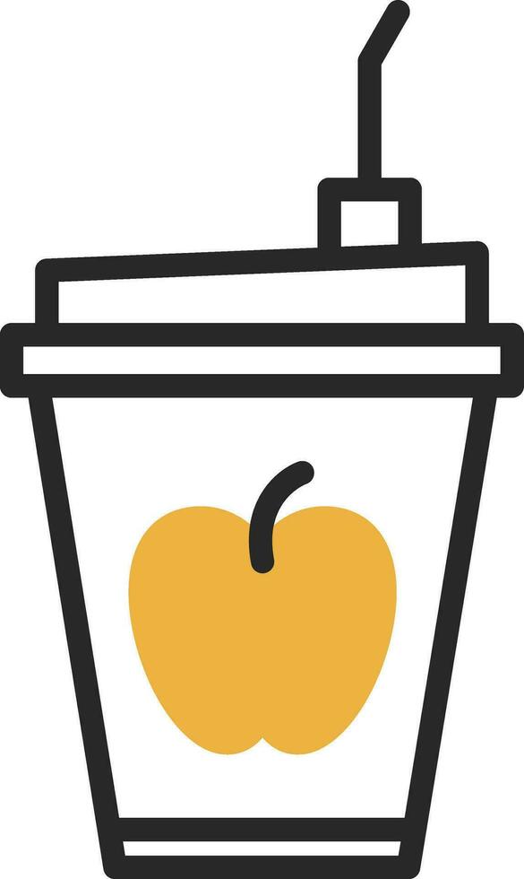 Fruit Smoothie Vector Icon Design