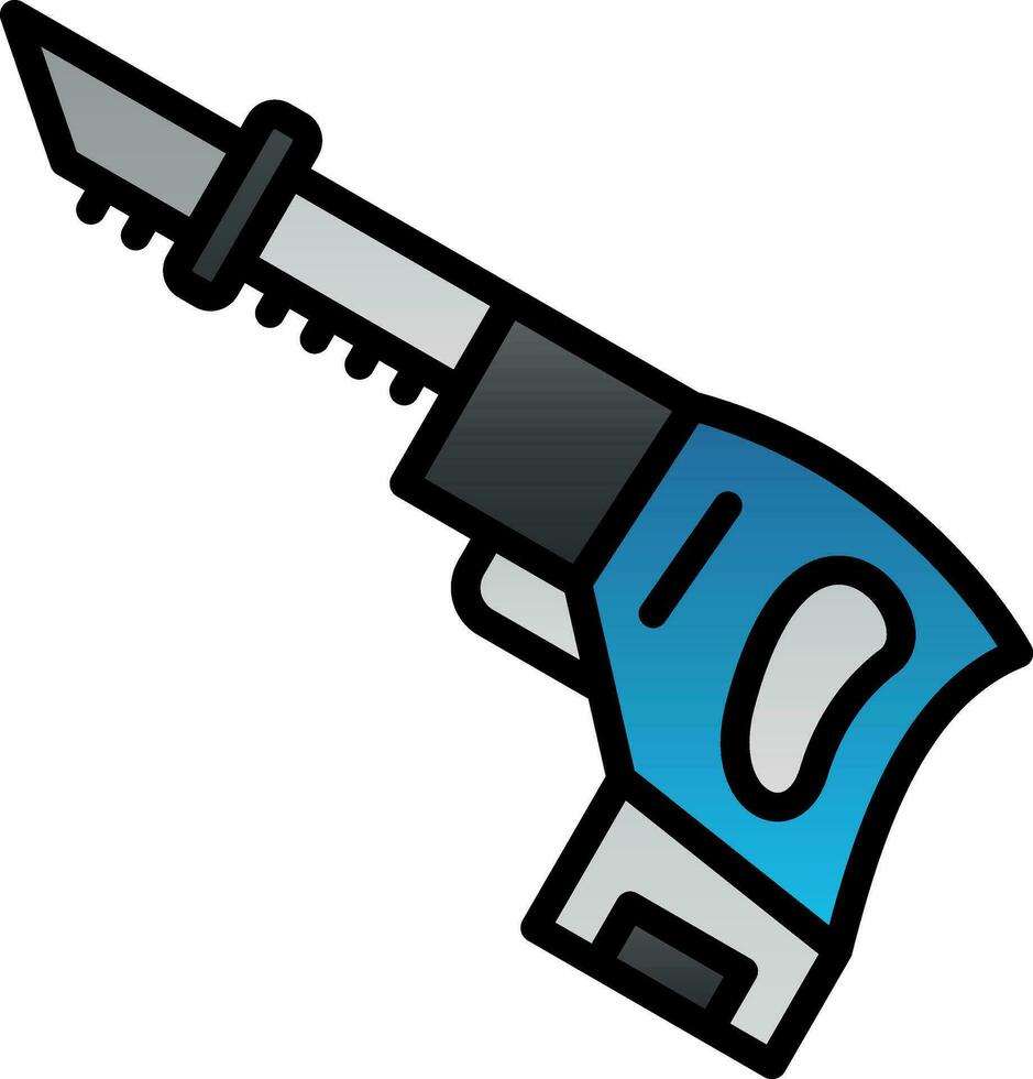Sabre saw Vector Icon Design