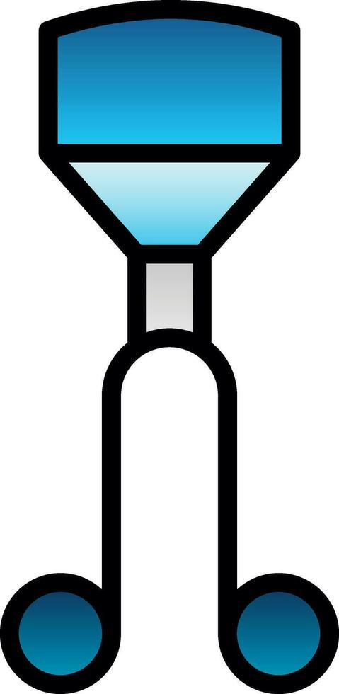 Eyelash Curler Vector Icon Design