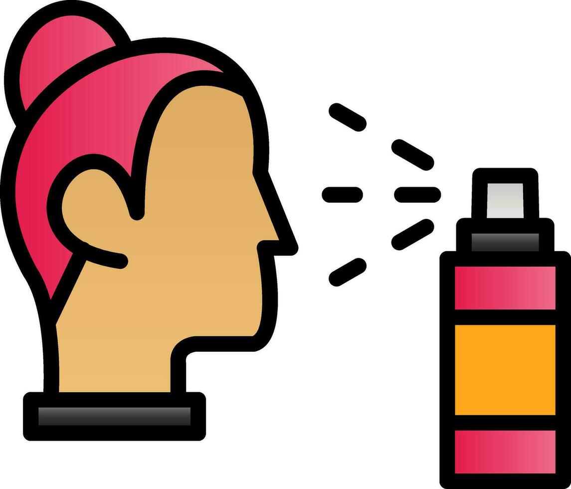 Face Mist Vector Icon Design