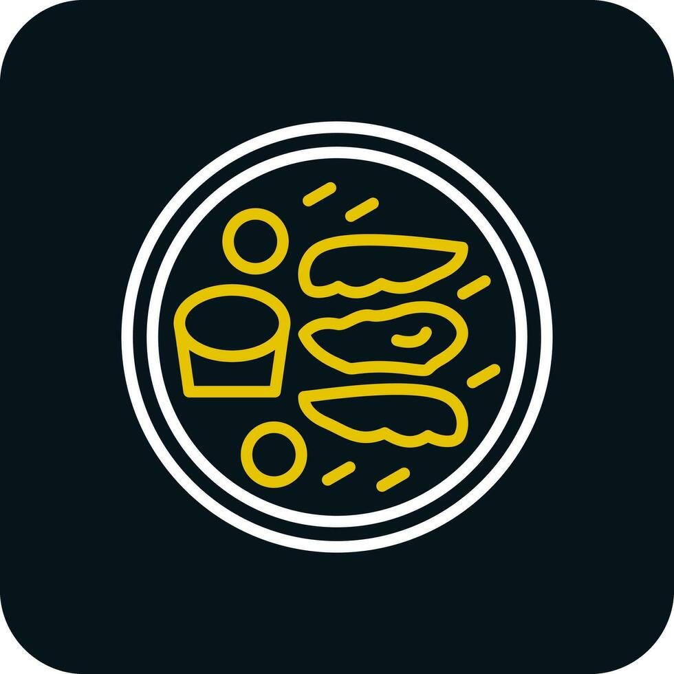 Chicken Fingers Vector Icon Design