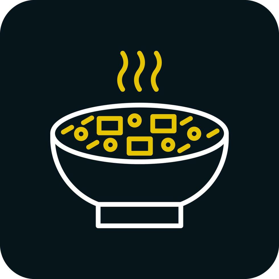 Miso Soup Vector Icon Design