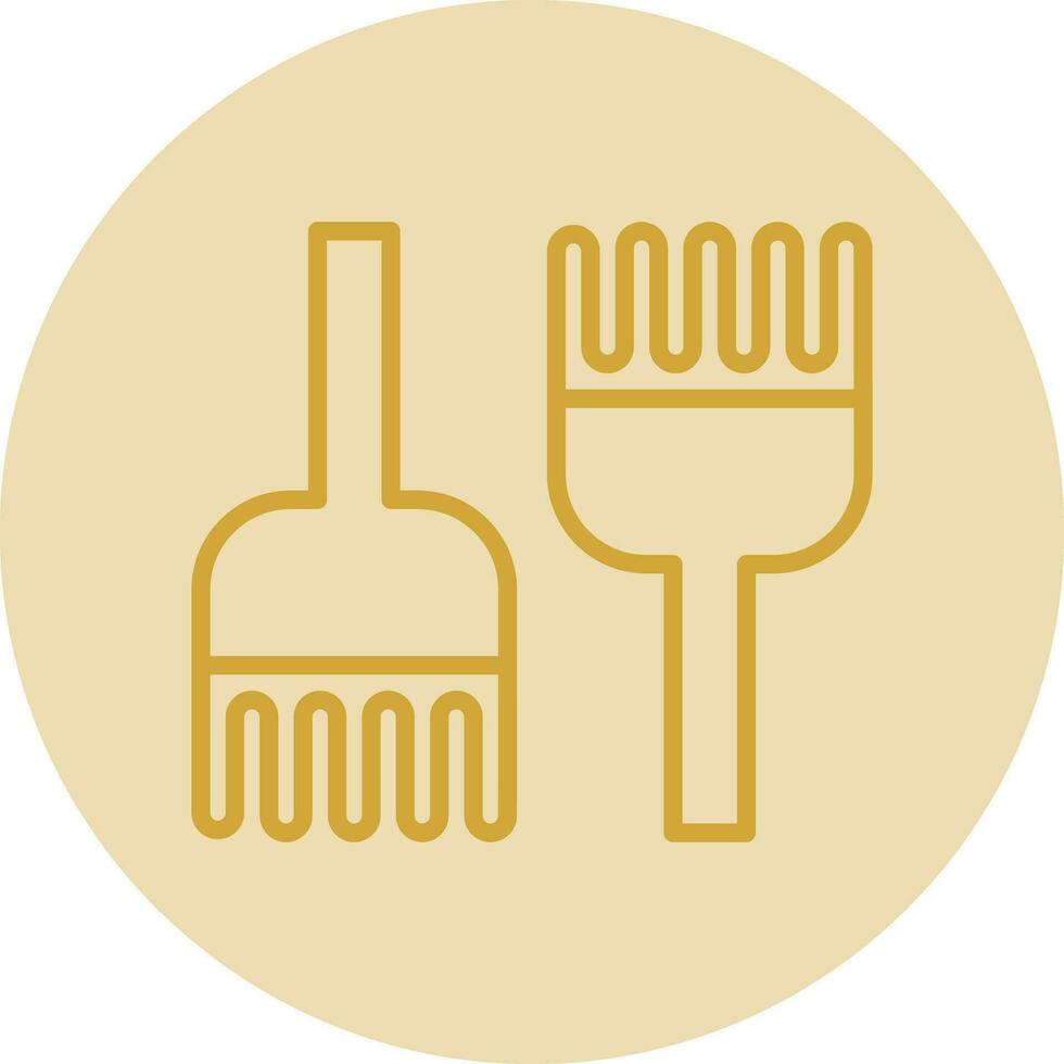 Detangling Brush Vector Icon Design