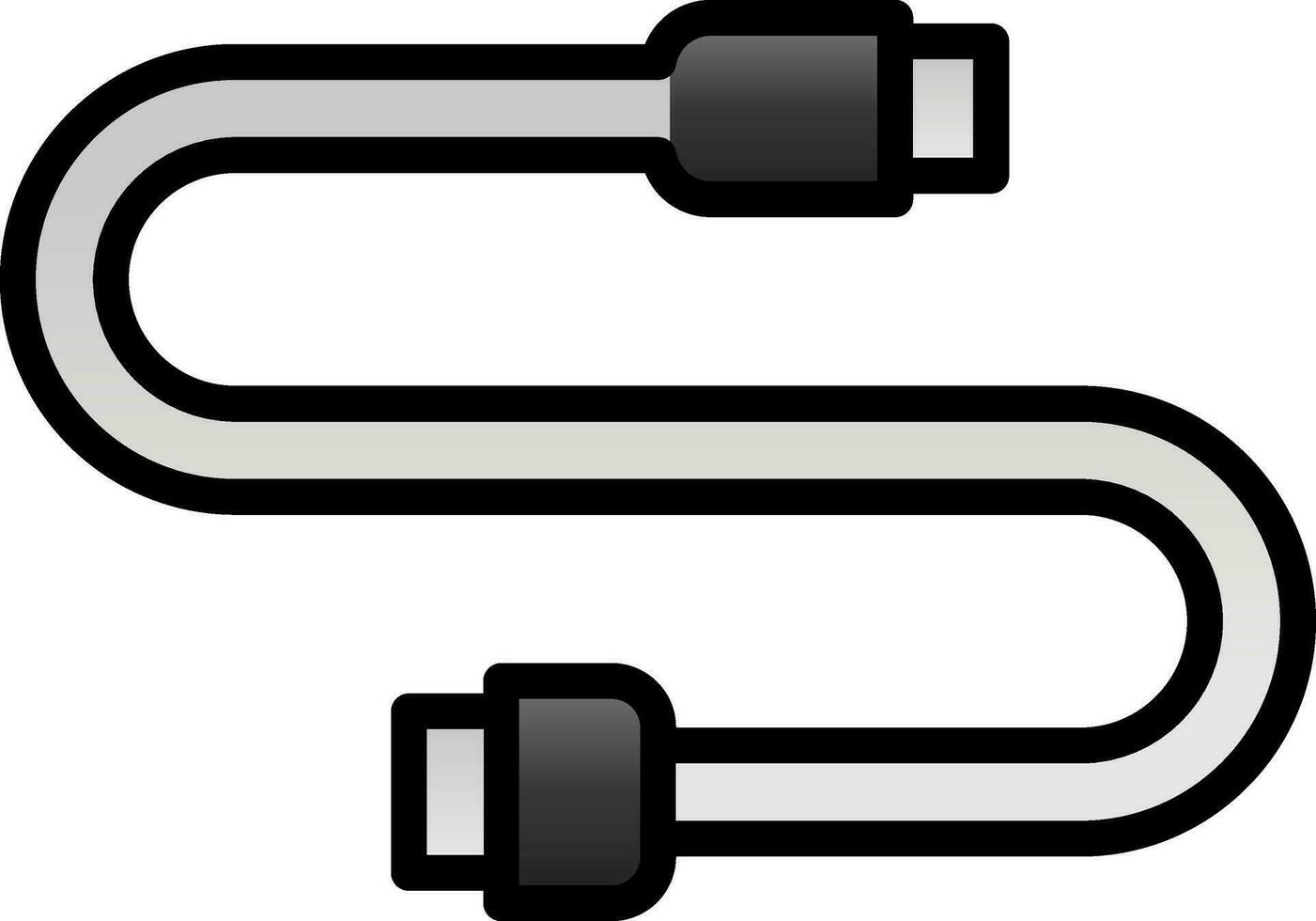 conector y cable vector icono diseño