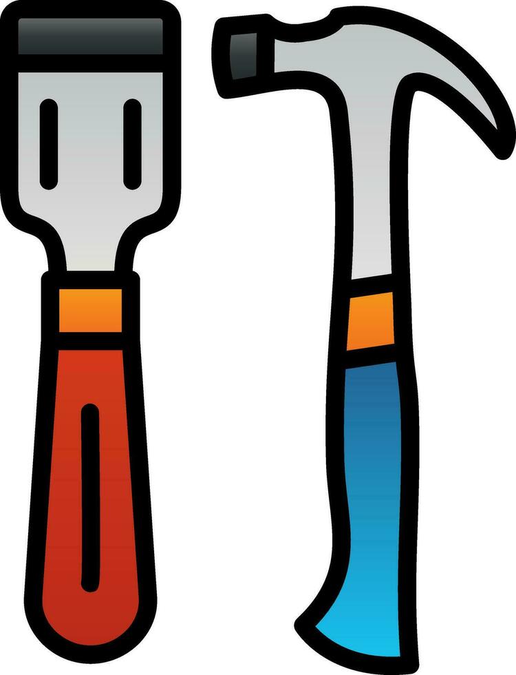 Chisel Vector Icon Design