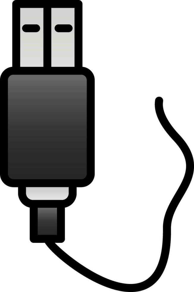 Usb charger Vector Icon Design