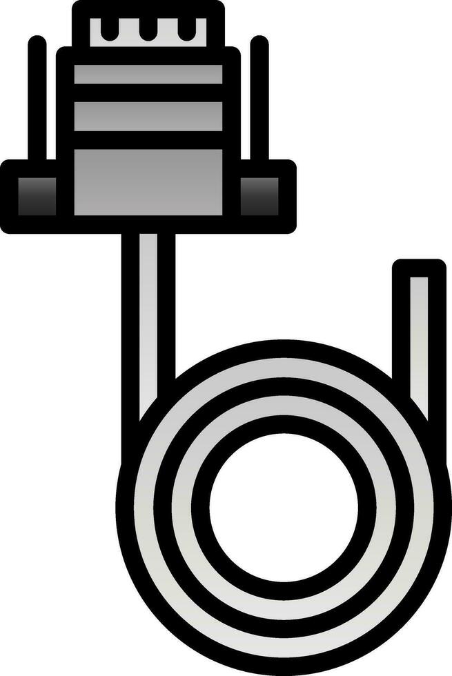 Vga cable Vector Icon Design